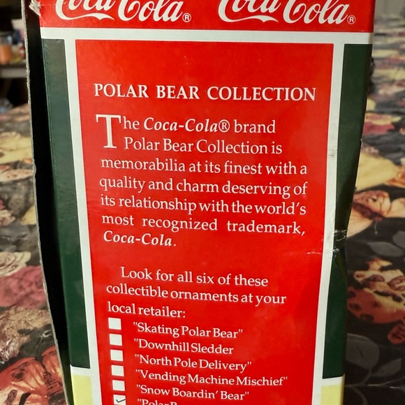 Coca Cola Polar Bear Collection Vintage 1995 Ornament Bottle Opener - Picture 7 of 8